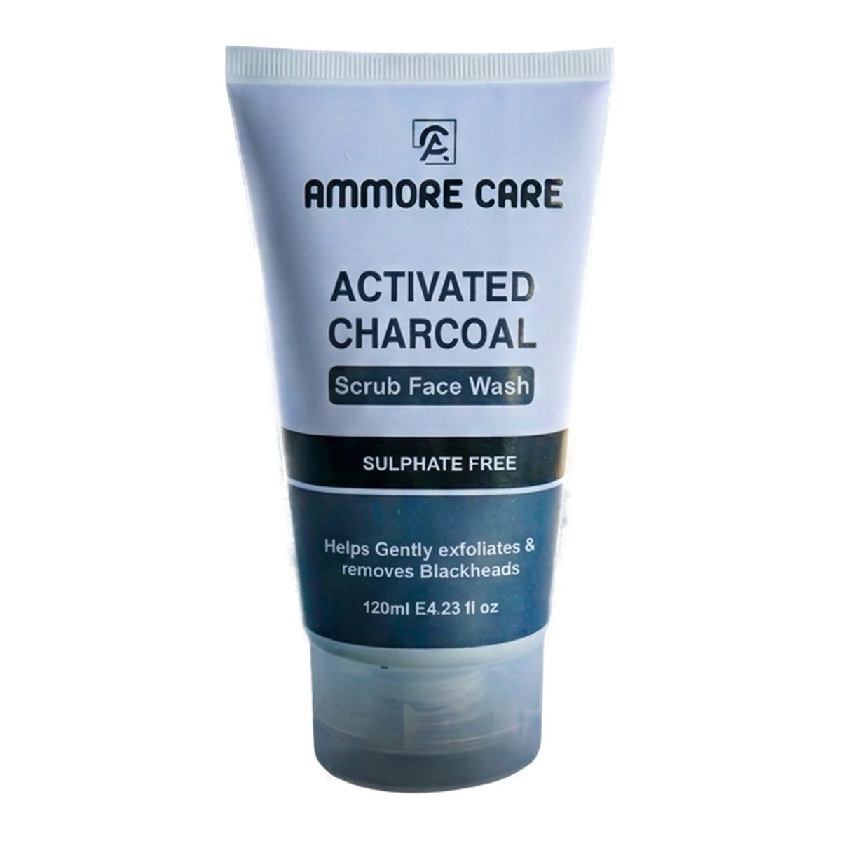 Charcoal Scrub Face Wash by Ammore Care — Deep detox for congested skin. Face Wash in Pakistan (150 ml).