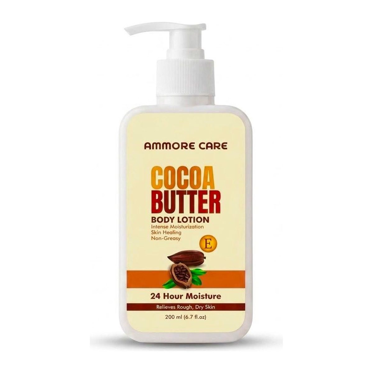 Cocoa Butter Lotion by Ammore Care — Rich chocolate-scented nourishment. Creams & Lotions in Pakistan (250 ml).