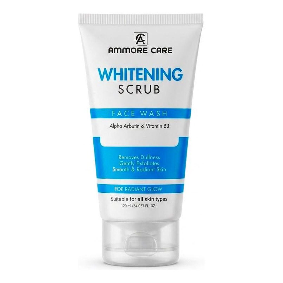 Whitening Scrub Face Wash by Ammore Care — Cleanse & polish in one. Face Wash in Pakistan (150 ml).